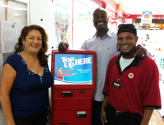 “XBC SSV Touch” Kiosk at the Texaco Star mart as the Bush road on the 20 of October 2011